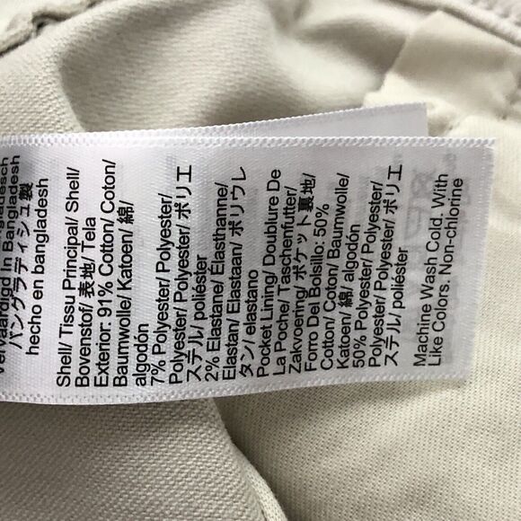 J Crew Pants Mens 28 x 30 Tan Stone Straight Garment Dyed Five Pocket New - Picture 14 of 14